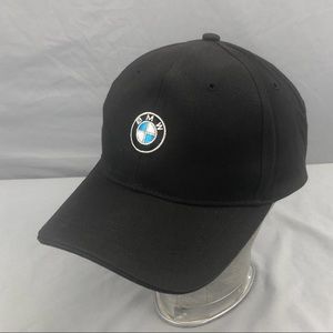 BMW Logo Hat Cap Strapback Adjustable Black